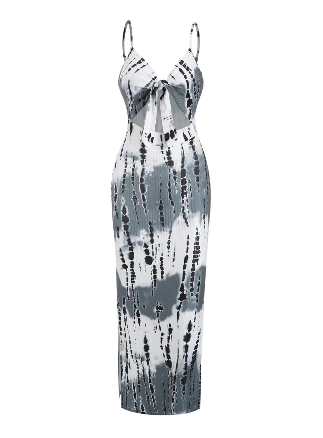 Tie-dye Sleeveless Maxi Dress