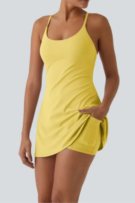 Tennis Backless Active Dress