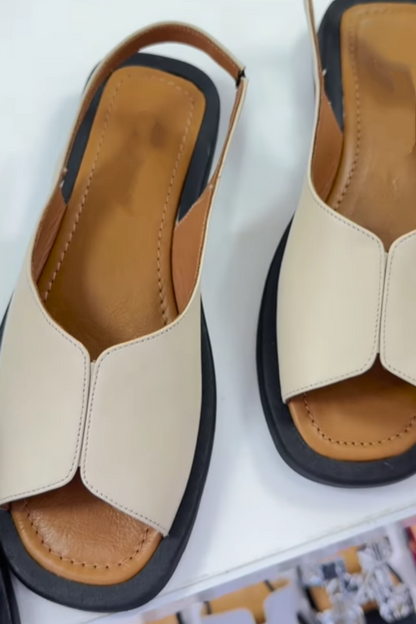 Two-tone Casual Sandals