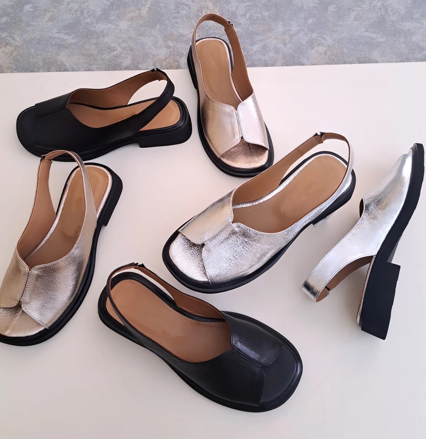 Two-tone Casual Sandals