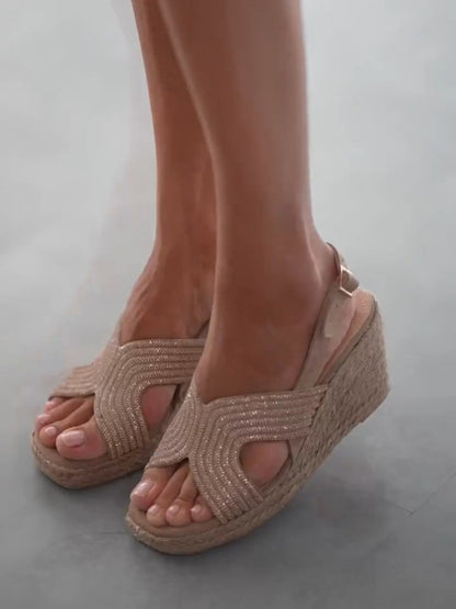 Beige Espa Bridge Sandals