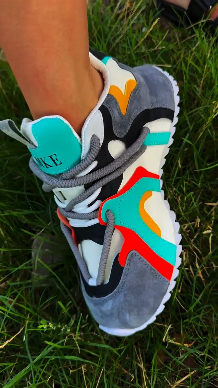 Multicolor Coated Sneaker