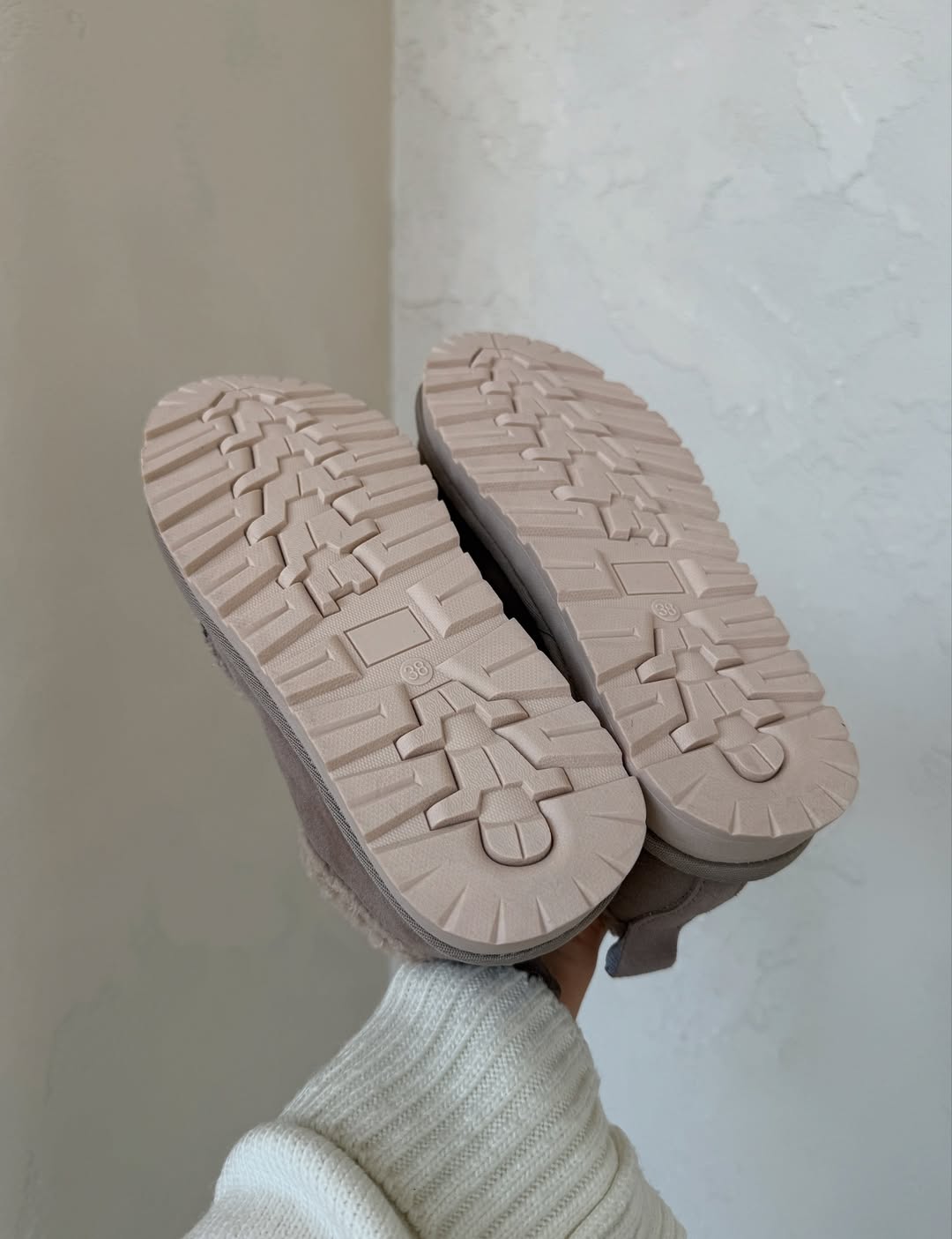 Shearling-Lined Moccasin Boots