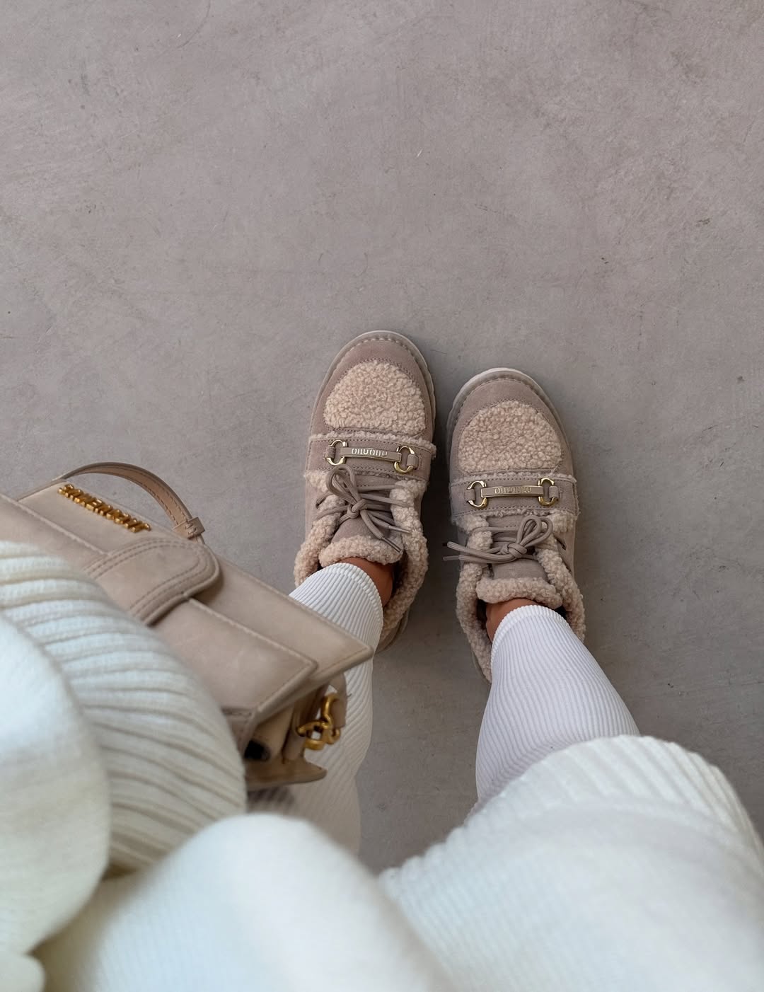 Shearling-Lined Moccasin Boots
