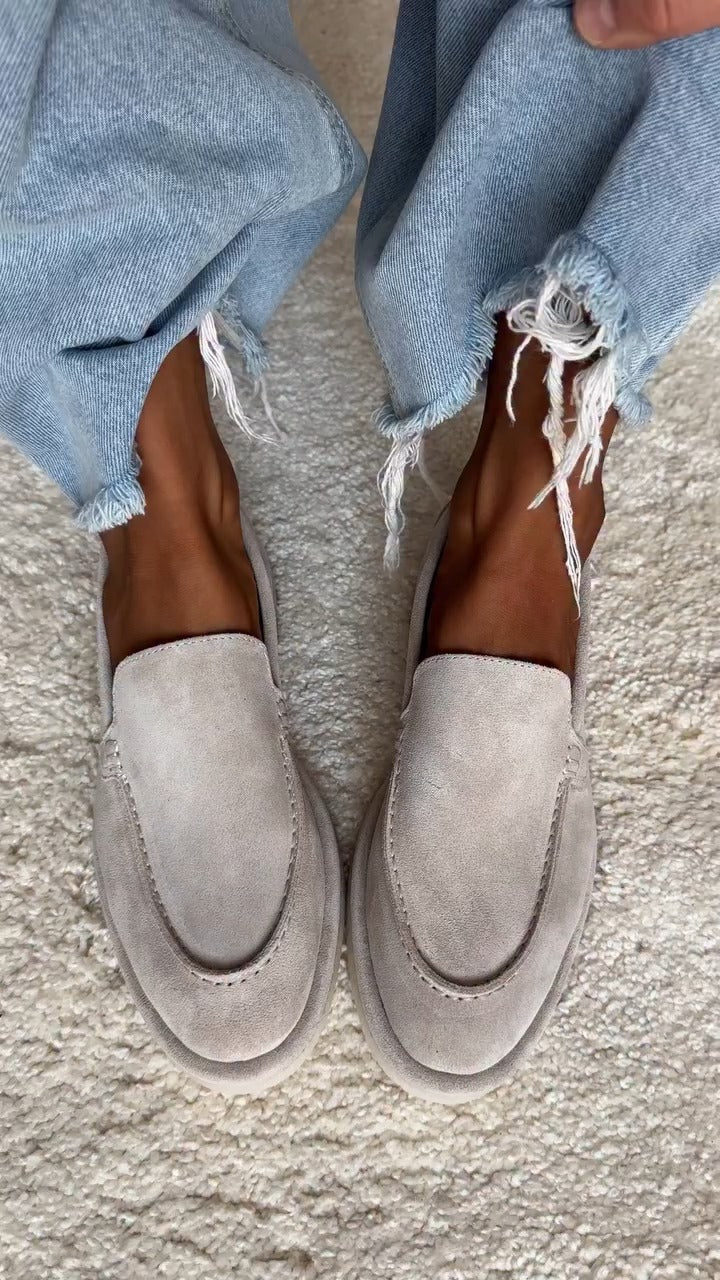 Suede Loafers