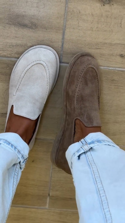 Suede Loafers
