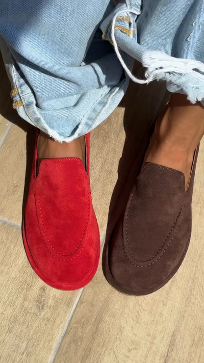Suede Loafers