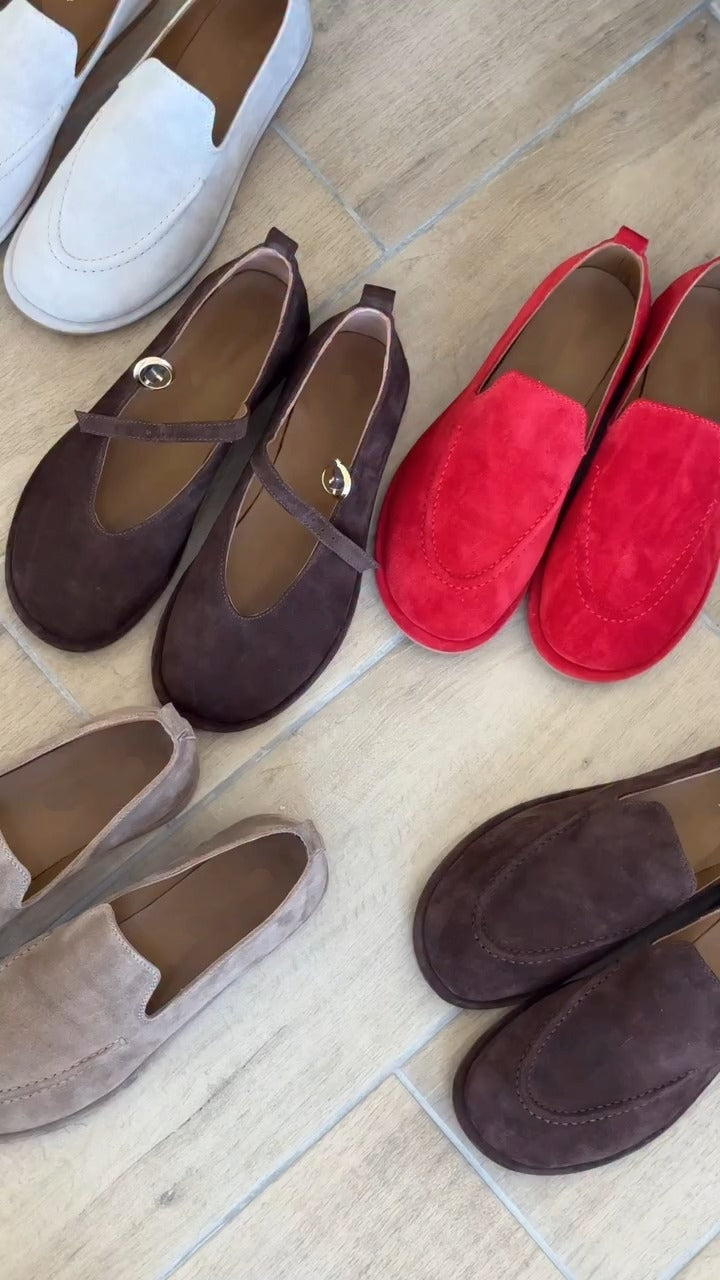 Suede Loafers