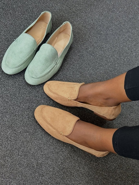 Suede Loafers