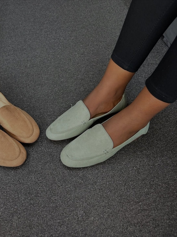 Suede Loafers