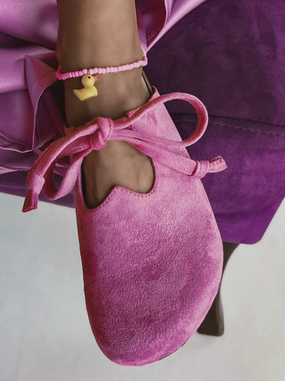 Colorful Suede Slip-On Shoes Collection