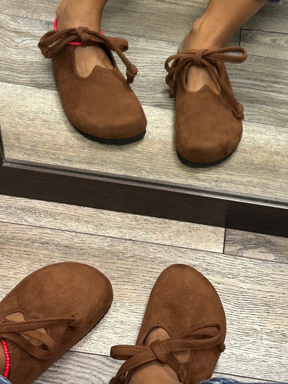 Colorful Suede Slip-On Shoes Collection