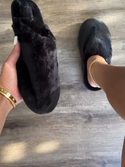 Faux Fur Slippers