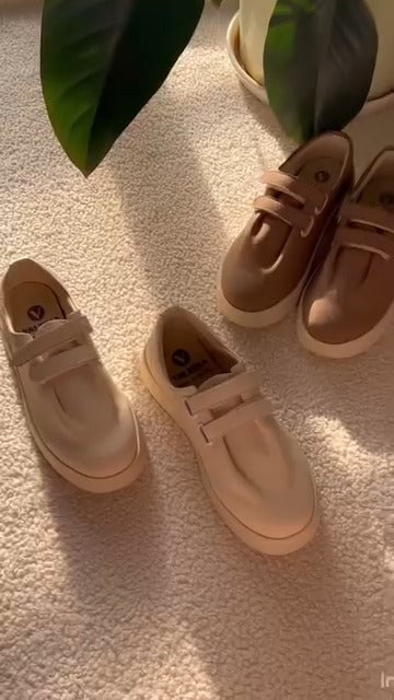 Neutral Knit Slip-On Sneakers