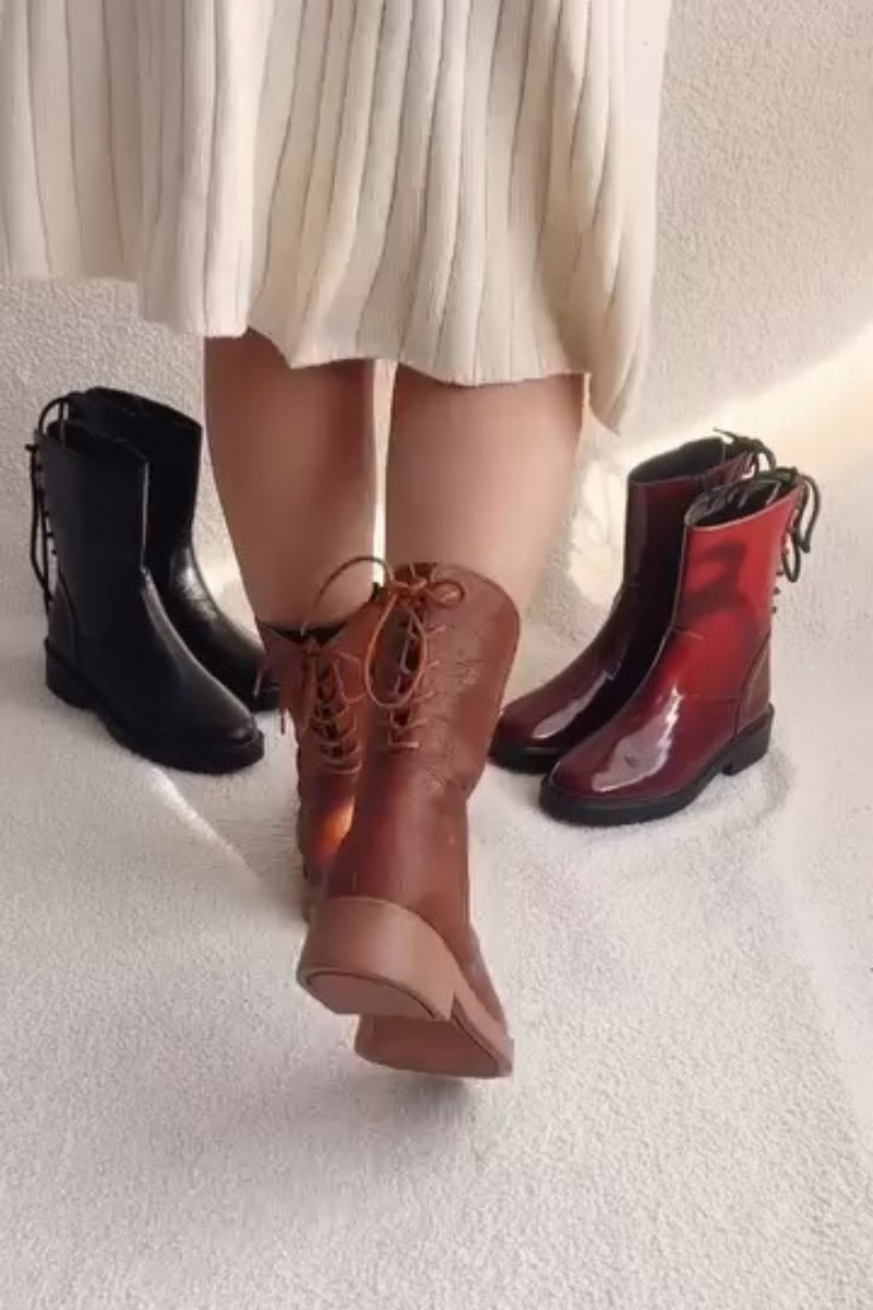 Chestnut-Brown Leather Chelsea Boots