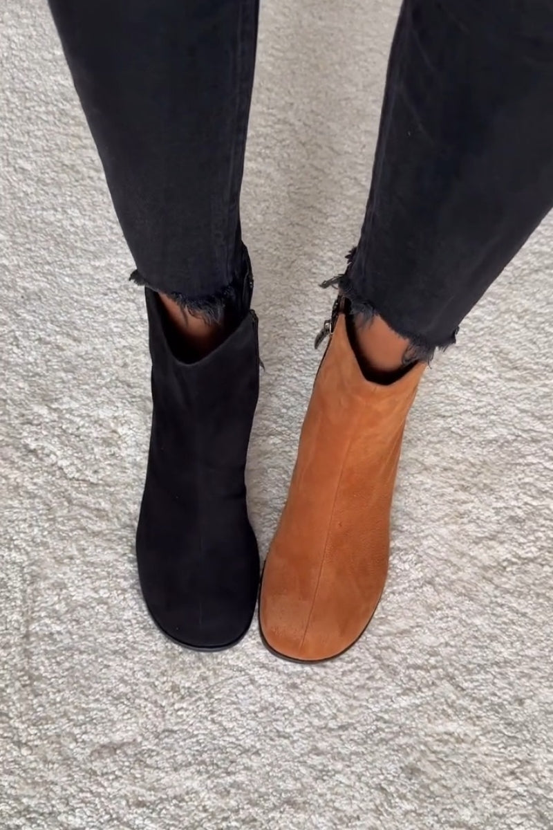 Ankle Boots With Block Heel