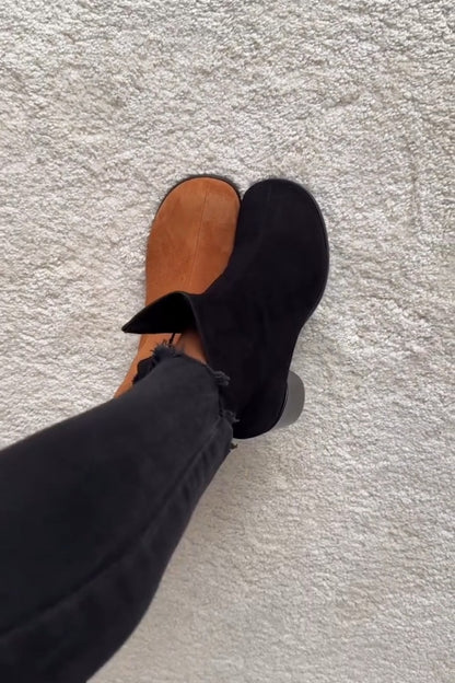 Ankle Boots With Block Heel