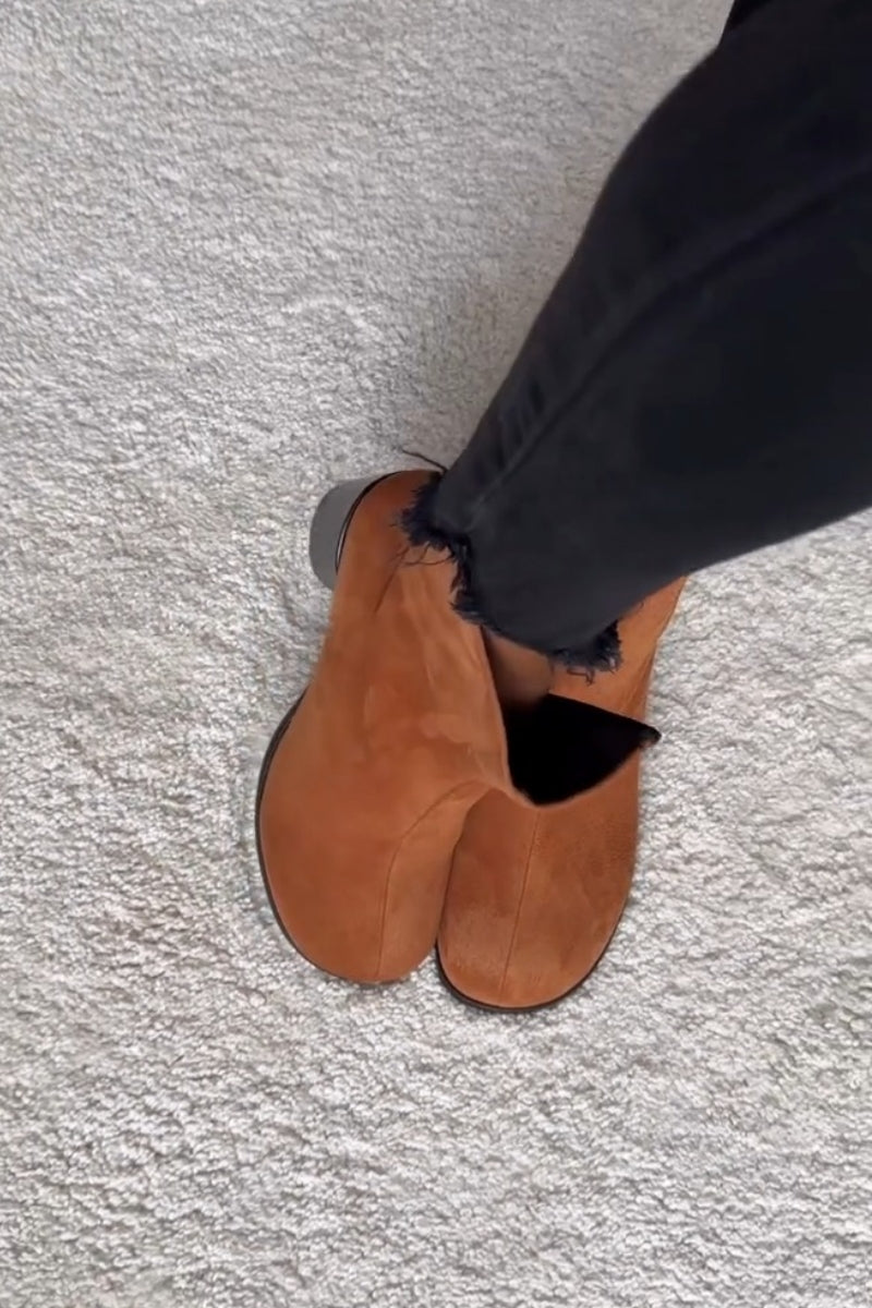 Ankle Boots With Block Heel