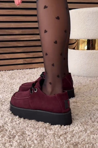 Velvet Platform Oxfords