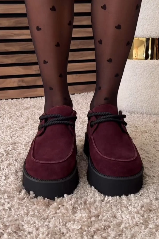 Velvet Platform Oxfords