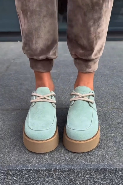 Velvet Platform Oxfords