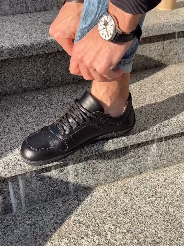 Tone Lace-Up Platform Shoes