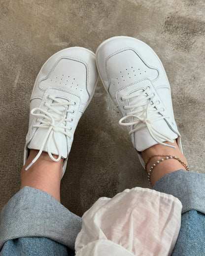 Tone Lace-Up Platform Shoes