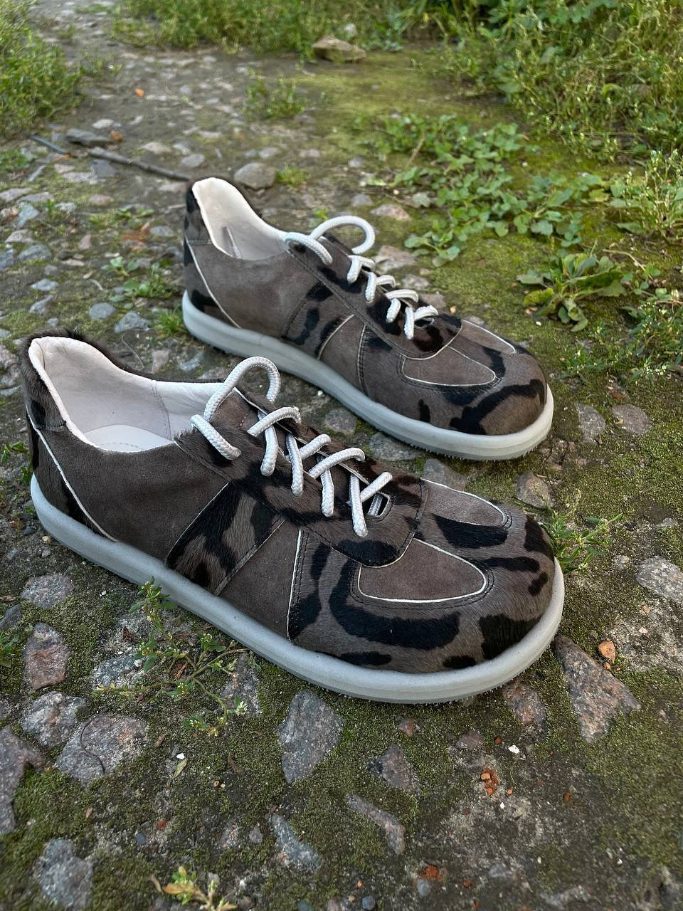 Camouflage Print Platform Sneakers
