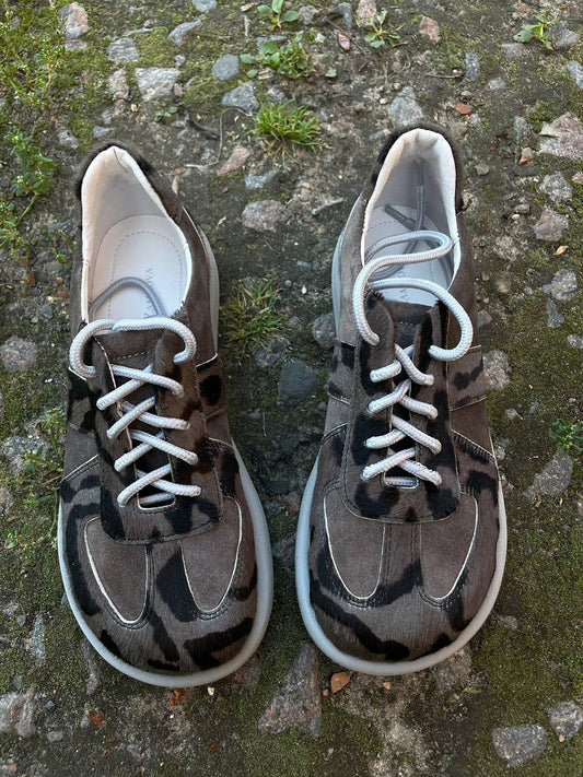 Camouflage Print Platform Sneakers