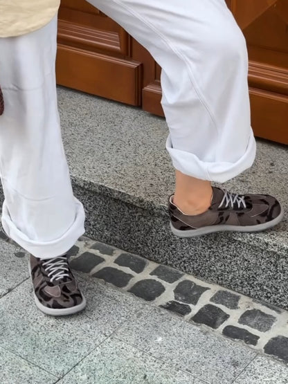 Camouflage Print Platform Sneakers