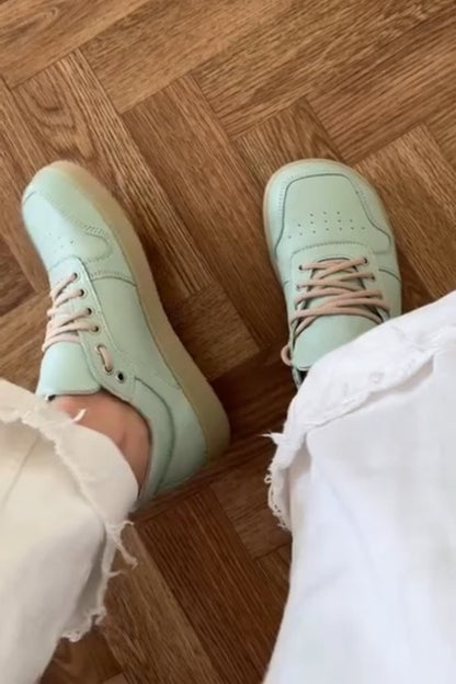 Pastel Mint Green Sneakers