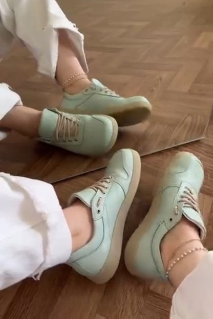 Pastel Mint Green Sneakers