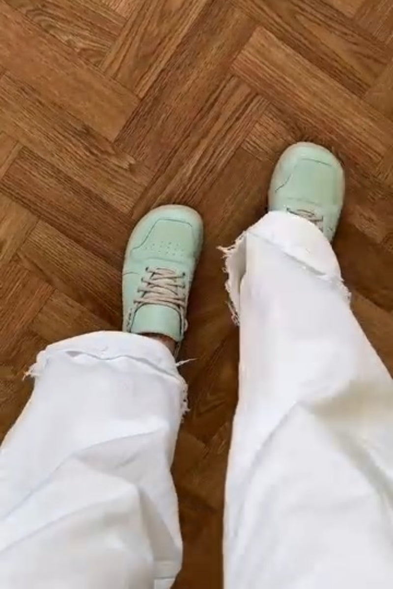 Pastel Mint Green Sneakers