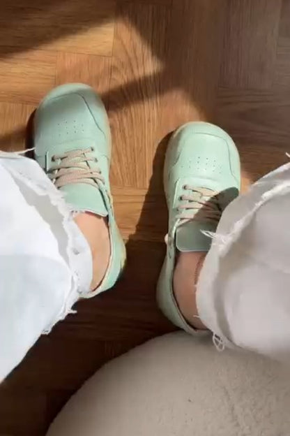 Pastel Mint Green Sneakers