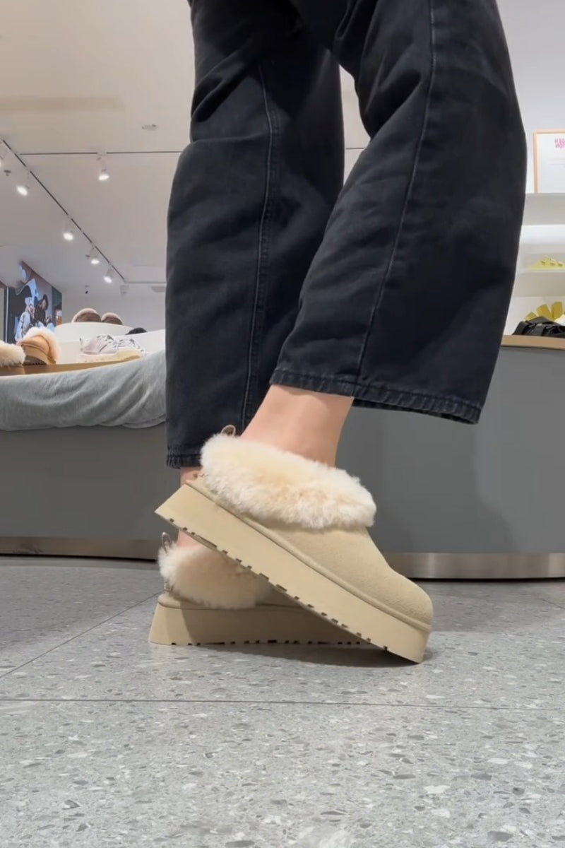 Cozy Shearling Slippers Boots