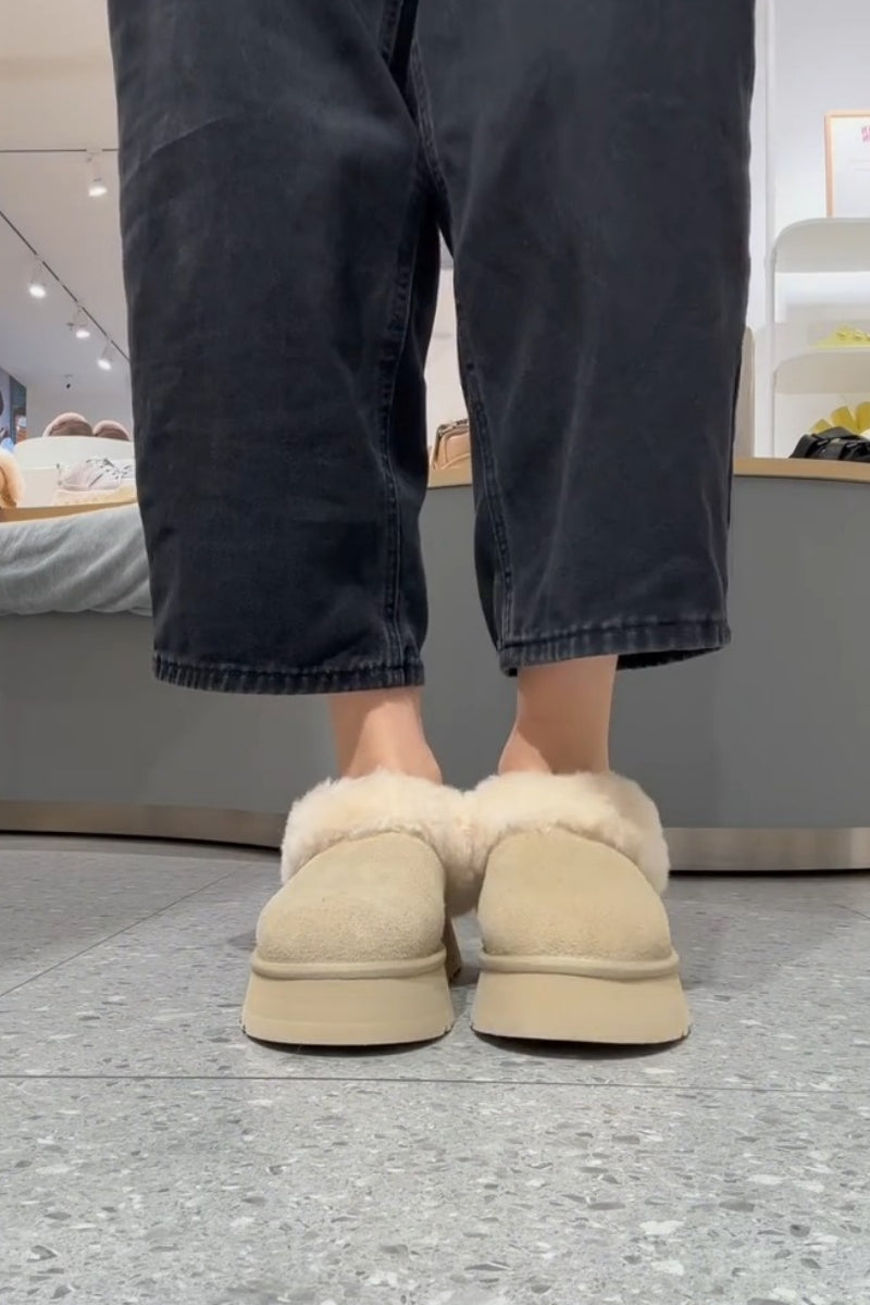 Cozy Shearling Slippers Boots