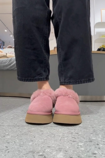 Cozy Shearling Slippers Boots