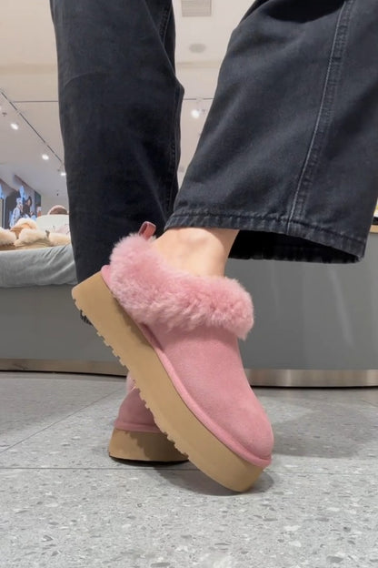 Cozy Shearling Slippers Boots