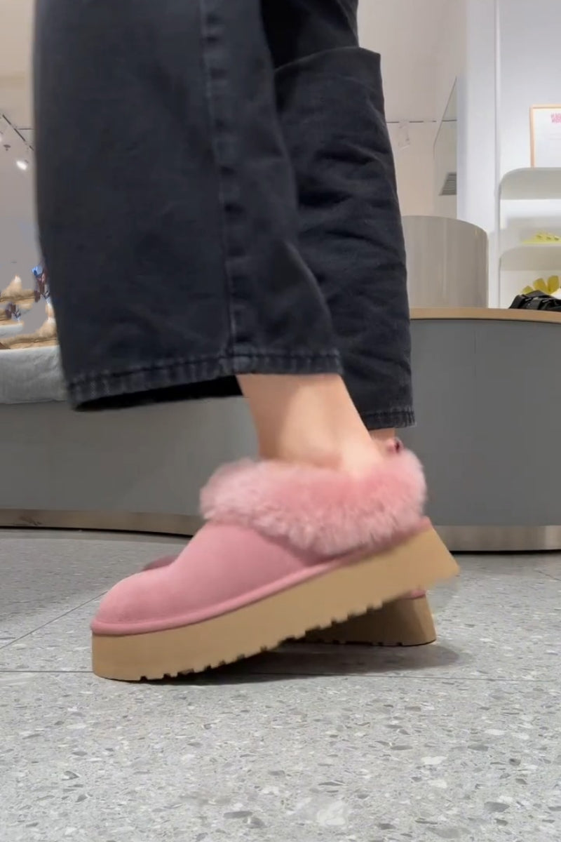 Cozy Shearling Slippers Boots