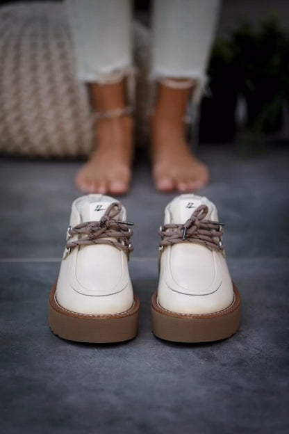 Shearling-Lined Moc Toe Boots