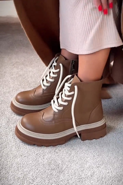Chunky Platform Combat Boots
