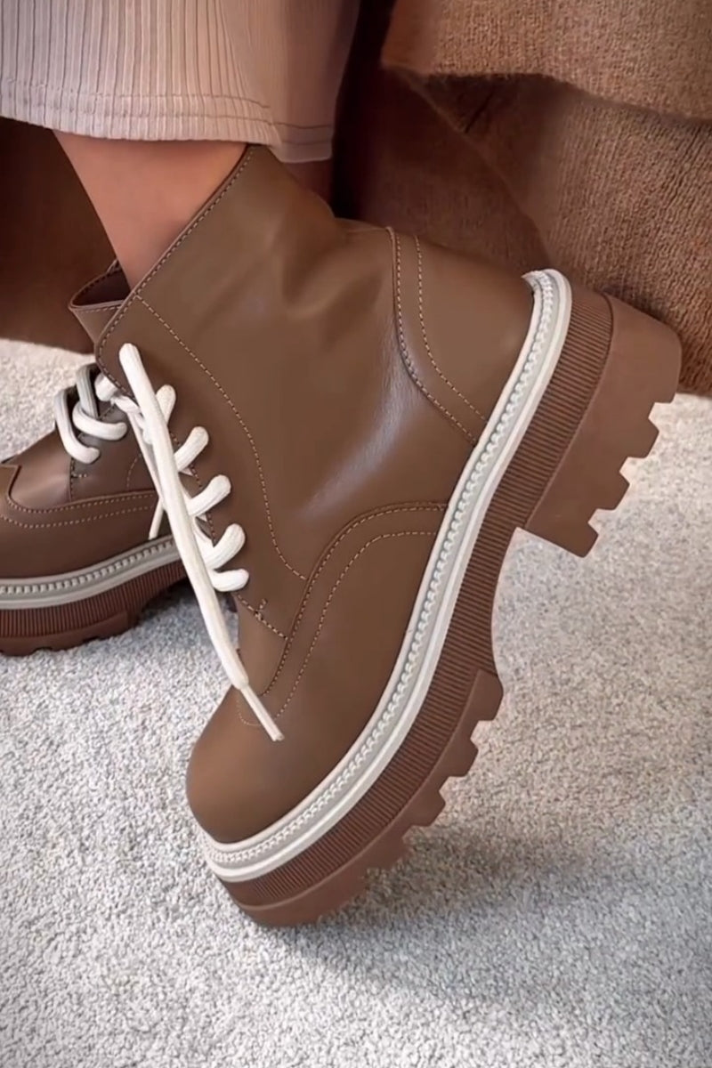 Chunky Platform Combat Boots