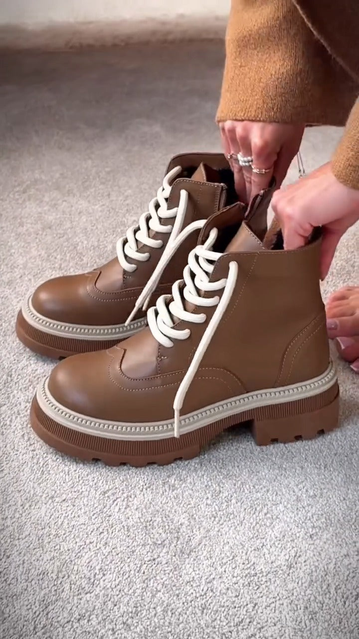 Chunky Platform Combat Boots