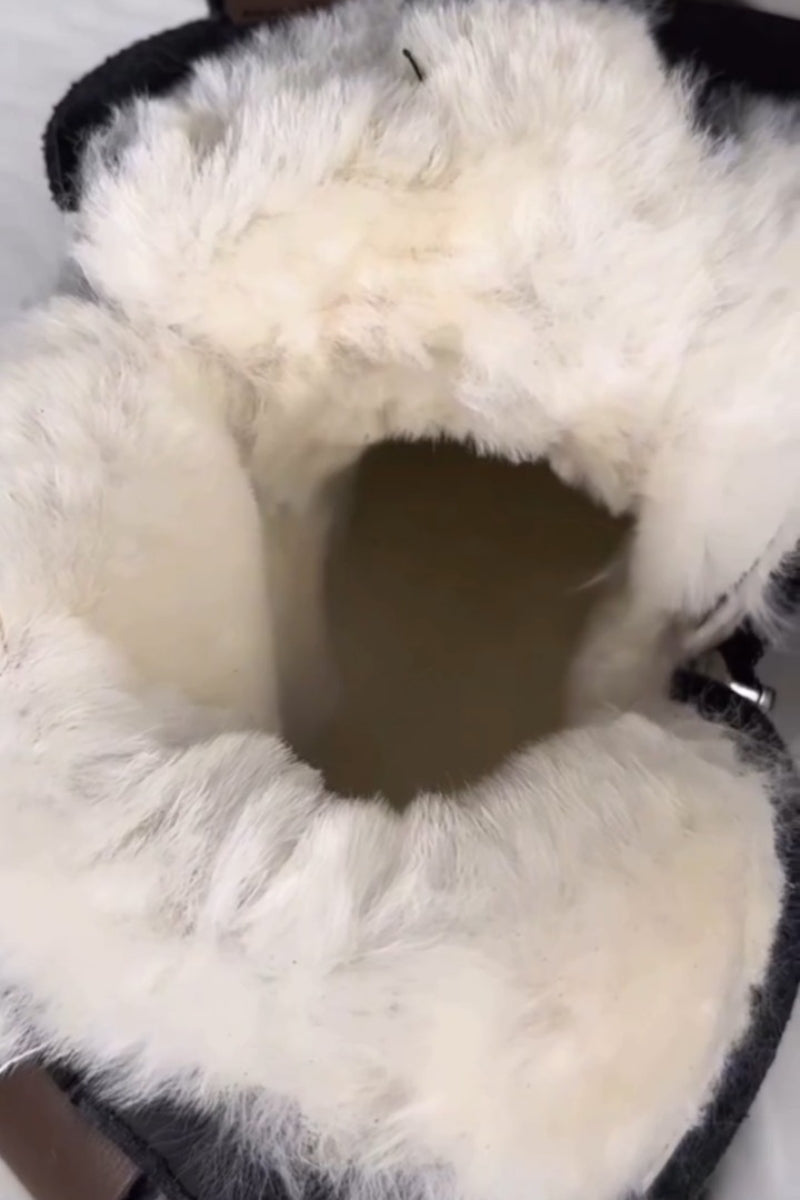 Chunky Leather Combat Boots