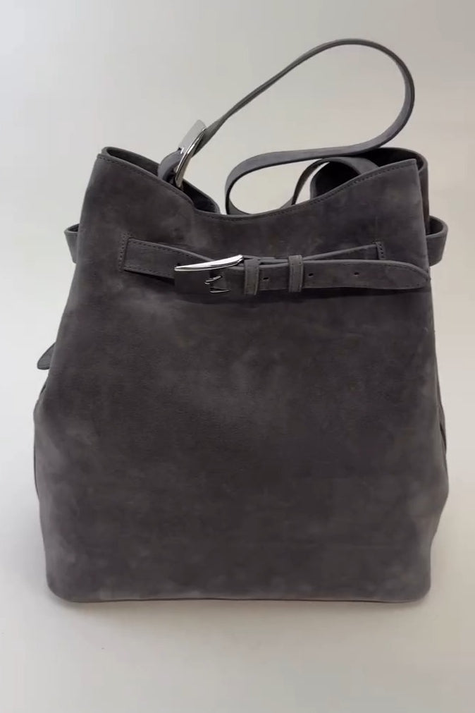 Modern Suede Shoulder Bag