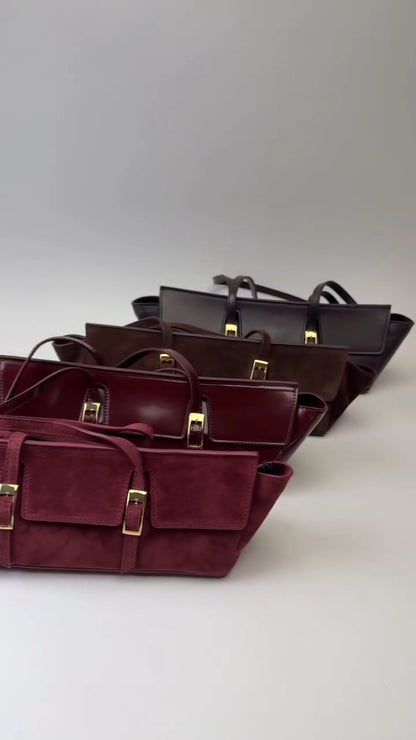 Structured Satchel Bag