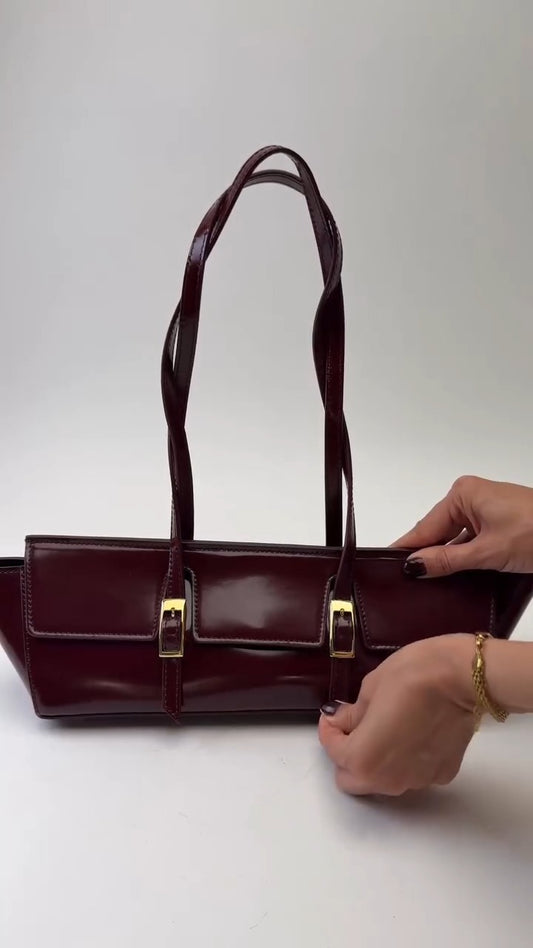 Structured Satchel Bag