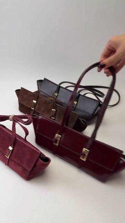 Structured Satchel Bag