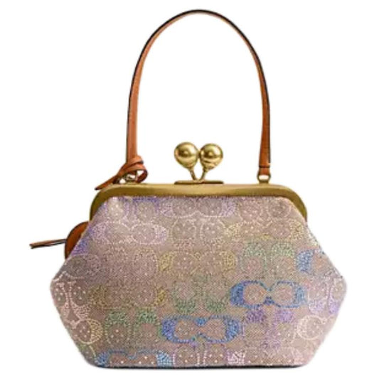 Pastel Patterned Frame Bag