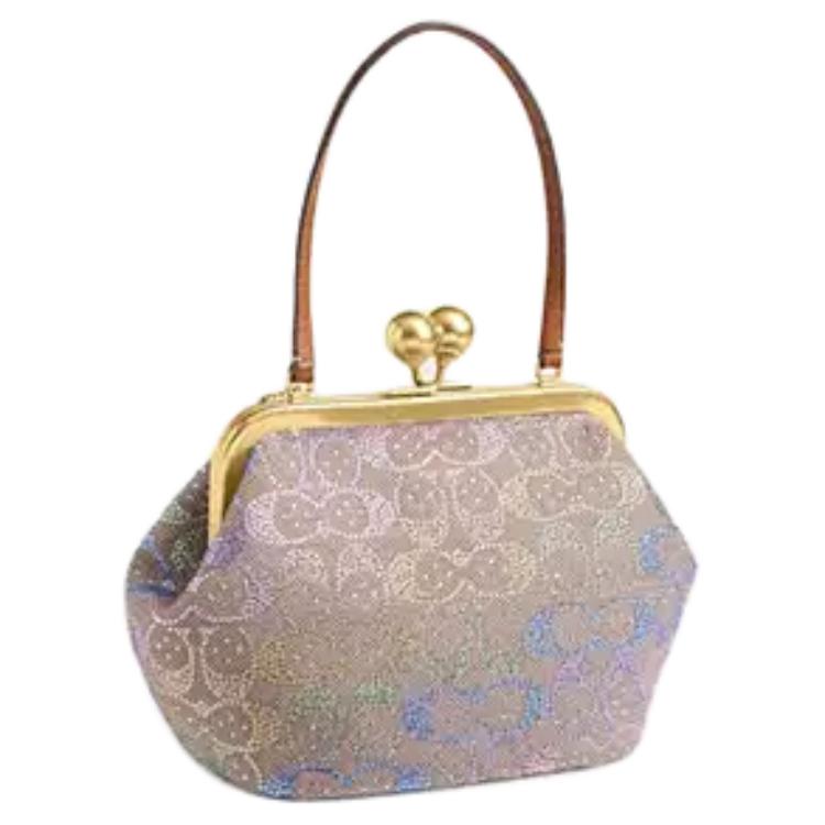 Pastel Patterned Frame Bag